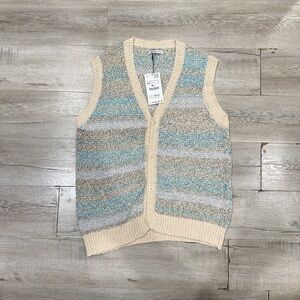 zara knit vested